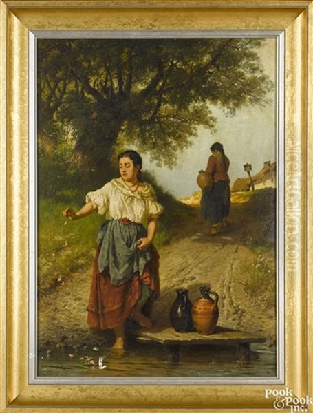 Women With Water Jugs - view 1