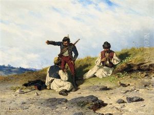 Resting Young Men by Pal (Paul) Boehm