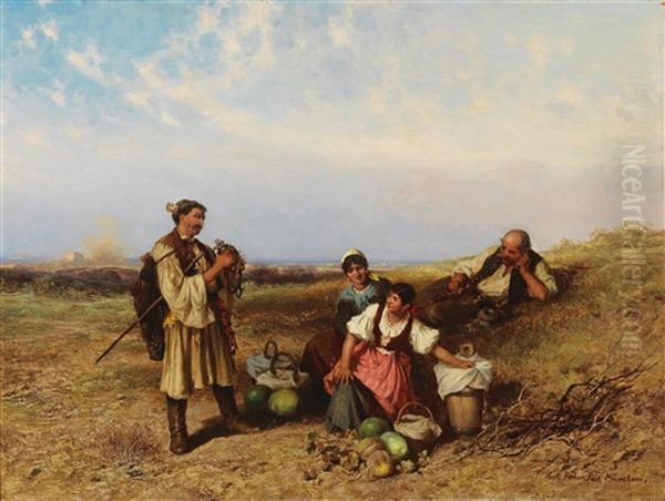 Resting In The Field - view 1