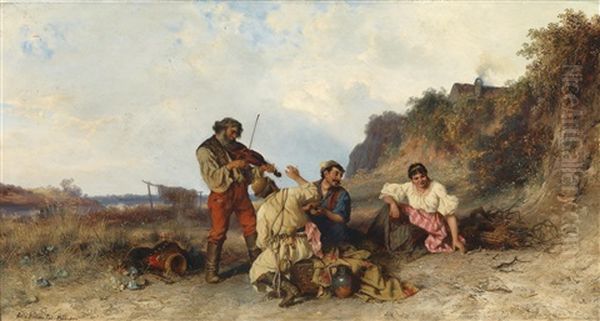 Musikalische Unterhaltung In Der Puszta - view 1