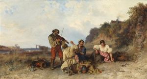 Musikalische Unterhaltung In Der Puszta