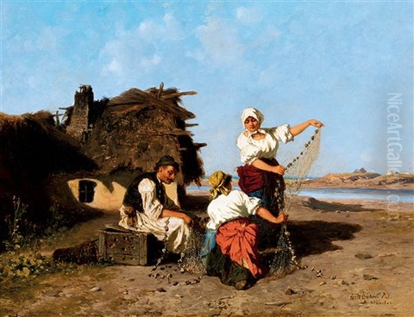 After Fishing By The River Tisza - view 1