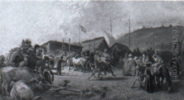 A Gypsy Encampment - view 1