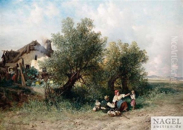 Bauernfamilie Bei Der Rast - view 1
