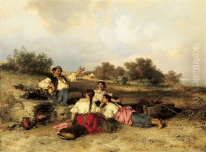 Ungarische Fischer by Paul Boehm