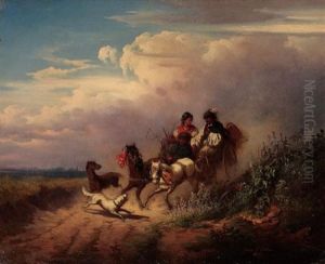Gypsies In A Carriage by Paul Boehm