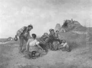 Zigeunerfamilie by Paul Boehm