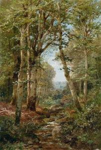 Reh Am Waldbach by Heinrich Boehmer