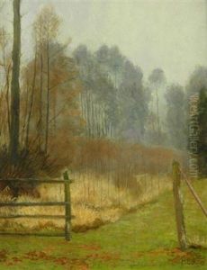 Herbstliche Auenlandschaft by Heinrich Boehmer