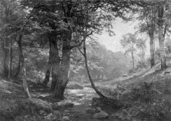 Fruhling Am Waldbach - view 1