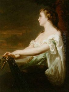 A Lady With A Harp