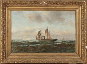 A Voile Et A Vapeur by August J.P. Bohnhorst