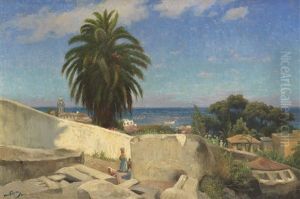 Blick Uber Puerto Orotava, Tenerife by Hans Bohrdt