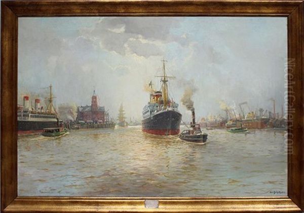 Hamburger Hafen, Morgenstimmung - view 1