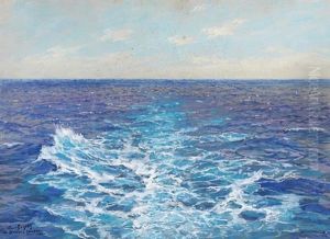 Kielwasser Der "general Von Steuben" by Hans Bohrdt