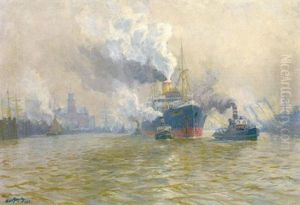 Hamburger Hafen by Hans Bohrdt