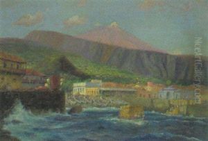 Blick Auf Puerto De Orotava, Teneriffa