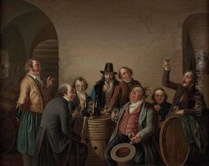 Die Weinverkostung by Peter Michael Bohun