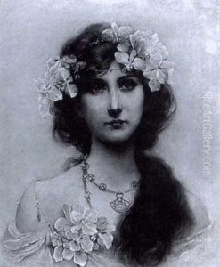 A Portrait Of A Young Girl by Philip Boileau