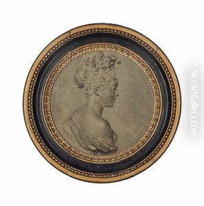 Portrait Of Madame Juliette Recamier (1777 - 1849) by Jules Boilly