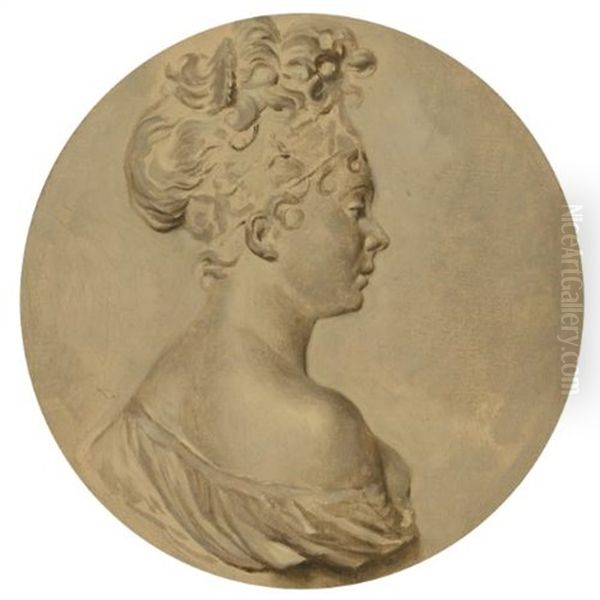 Portrait Of Madame Juliette Recamier (after Joseph Chinard) - view 1