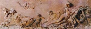 Galatea (or Amphitrite) Drawn By Tritons And Dolphins