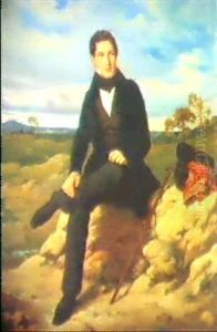Portrait D'homme Dans Un Paysage Portrait D'homme Dans Un Paysage