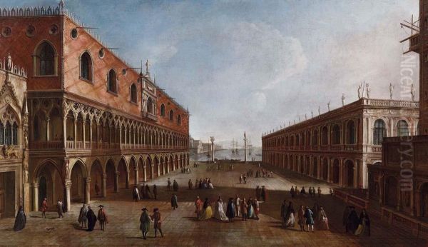 Veduta Della Piazzetta Di San Marcoverso Il Bacino - view 1