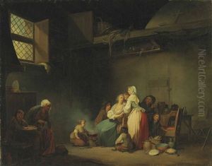 La Bouillie Pour Le Chats (the Soup For The Cats) by Louis Leopold Boilly