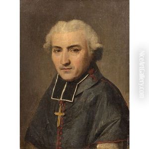 Portrait D'un Prelat by Louis Leopold Boilly