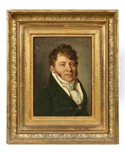 Portrait D'homme En Redingote Verte Portant Trois Decorations