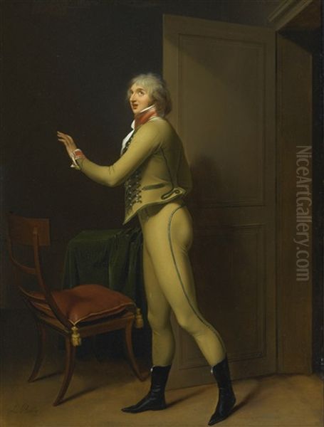 Portrait Of The Singer Jean Elleviou In Le Prisonnier - view 1
