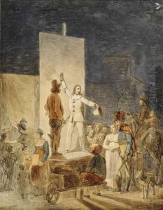 Commedia Dell'arte by Louis Leopold Boilly