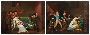 Scenes Avec Des Brigands by Louis Leopold Boilly