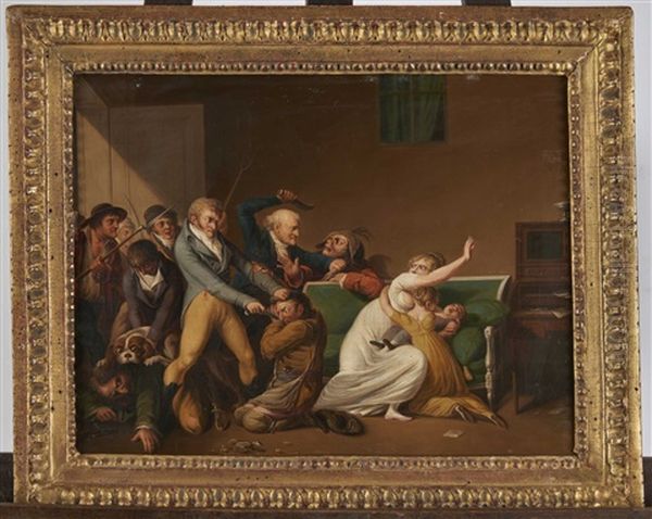 Scene Des Voleurs; Les Voleurs Arretes (2 Works) - view 1