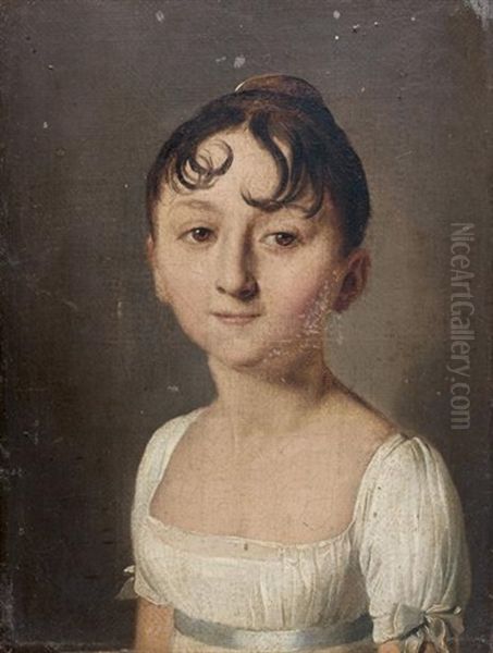 Portrait De Mademoiselle Monsel, Future Epouse De Monsieur Pinson, Marquis De Valpincon - view 1