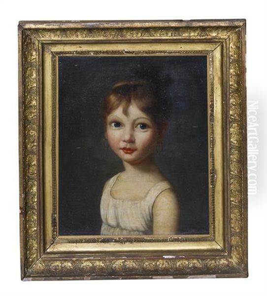Portrait Of A Young Girl With Earrings - view 1