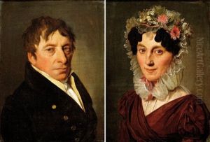 Portraits De Pierre Gast (+ Portrait De Sophie Gast Nee Veinheimer; Pair) Portraits De Pierre Gast (+ Portrait De Sophie Gast Nee Veinheimer; Pair)