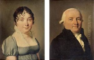 Portrait De Madame Meauze-cartier (+ Portrait De Monsieur Meauze-cartier; Pair) Portrait De Madame Meauze-cartier (+ Portrait De Monsieur Meauze-cartier; Pair)