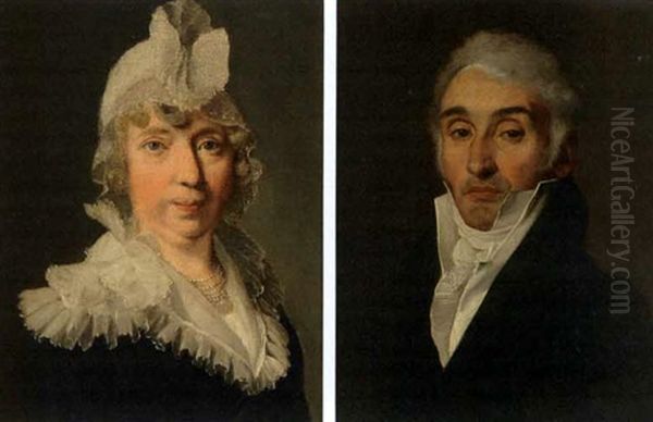 Portrait Of A Man (+ Portrait Of A Woman; Pair) - view 1