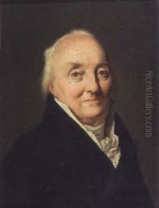 Portrait D'homme En Buste De Trois-quarts Vers La Gauche