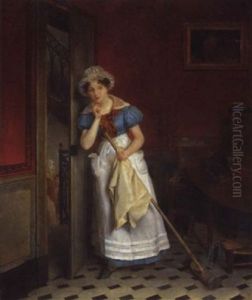 L'ecouteuse by Louis Leopold Boilly