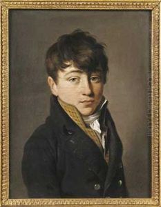 Portrait De Jeune Homme A La Redingote Noire by Louis Leopold Boilly