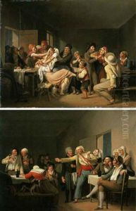 Les Femmes Se Battent by Louis Leopold Boilly