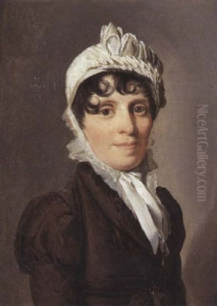 Portrait De Femme Au Bonnet Blanc - view 1