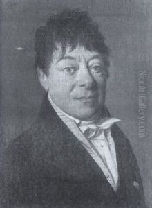 Portrait De Mr. Le President De La Societe Dramaticolitteraire by Louis Leopold Boilly