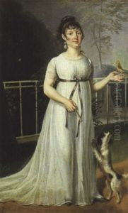 Portrait D'une Jeune Femme by Louis Leopold Boilly