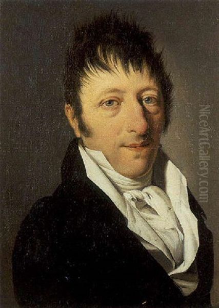 Portrait D'homme A La Redingote Noire - view 1