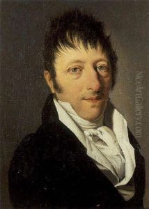 Portrait D'homme A La Redingote Noire by Louis Leopold Boilly