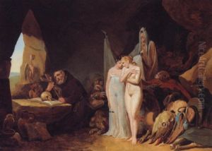 The Temptation Of Saint Anthony by Louis Leopold Boilly